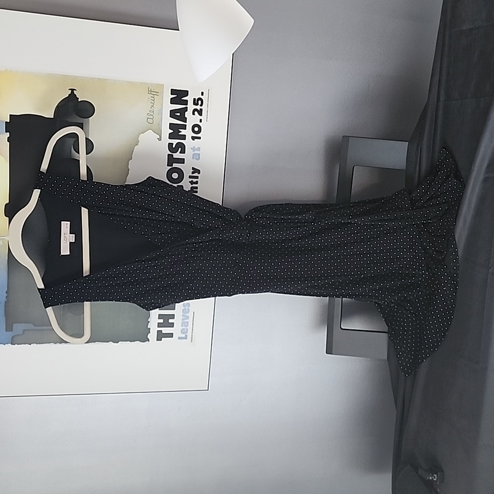 Black and White Polka Dot Dress